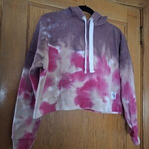 Calvin Klein Jeans Pink Tie-Dye Hoodie